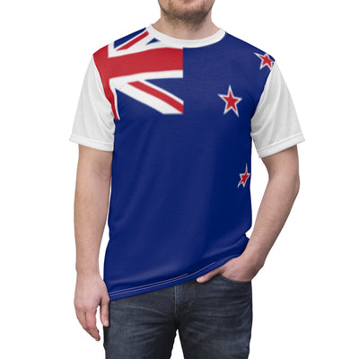 New Zealand Unisex AOP Cut & Sew Tee