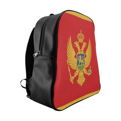 MONTENEGRO FLAG School Backpack