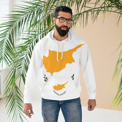 Cyprus AOP Unisex Pullover Hoodie