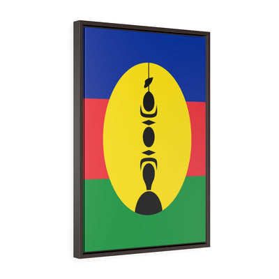 NEW CALEDONIA Vertical Framed Premium Gallery Wrap Canvas