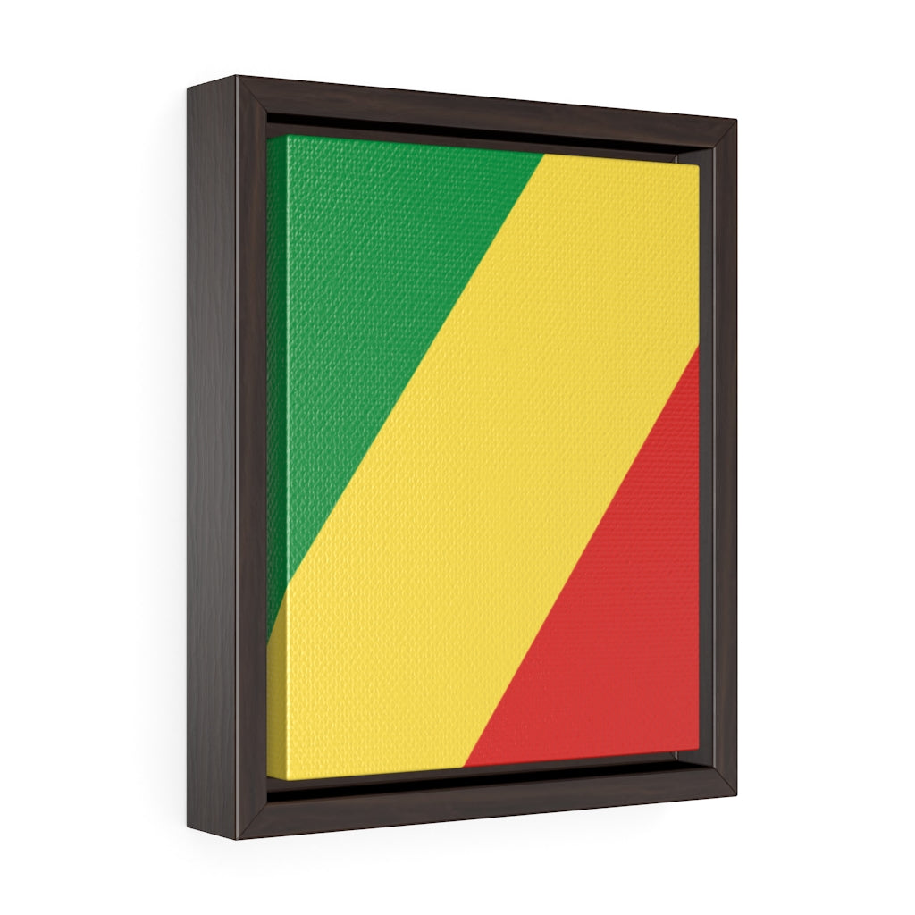 CONGO REPUBLIC Vertical Framed Premium Gallery Wrap Canvas