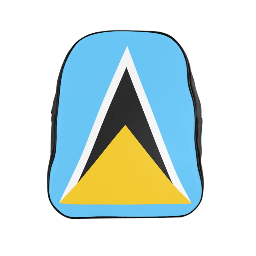 SAINT LUCIA FLAG School Backpack