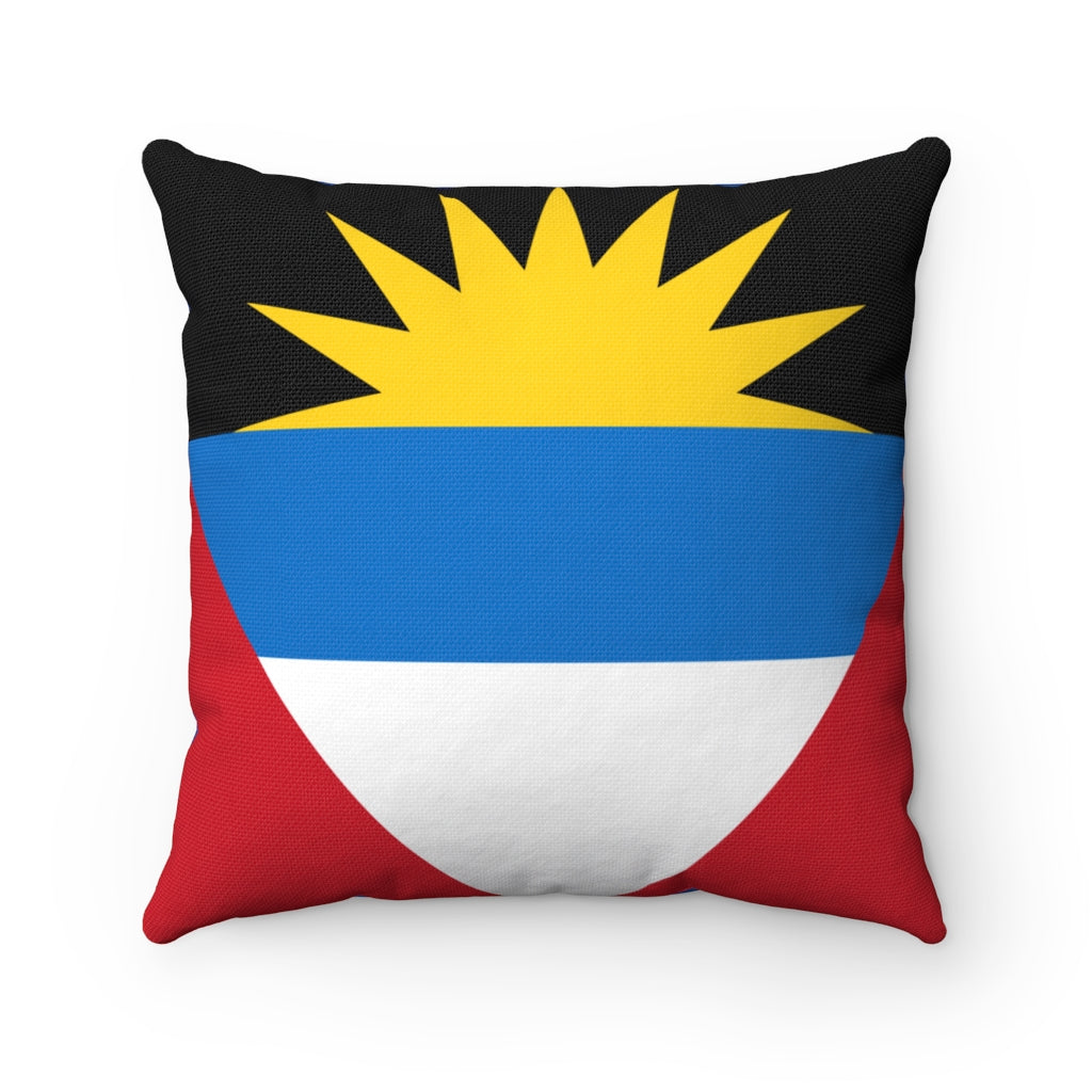 Antigua and Barbuda flag Spun Polyester Square Pillow