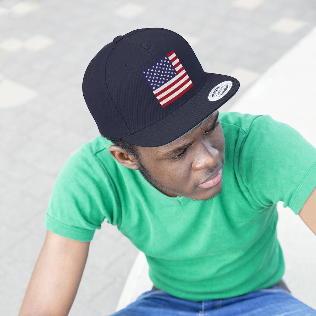 United states Unisex Flat Bill Hat