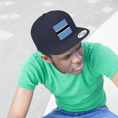 BOTSWANA Unisex Flat Bill Hat