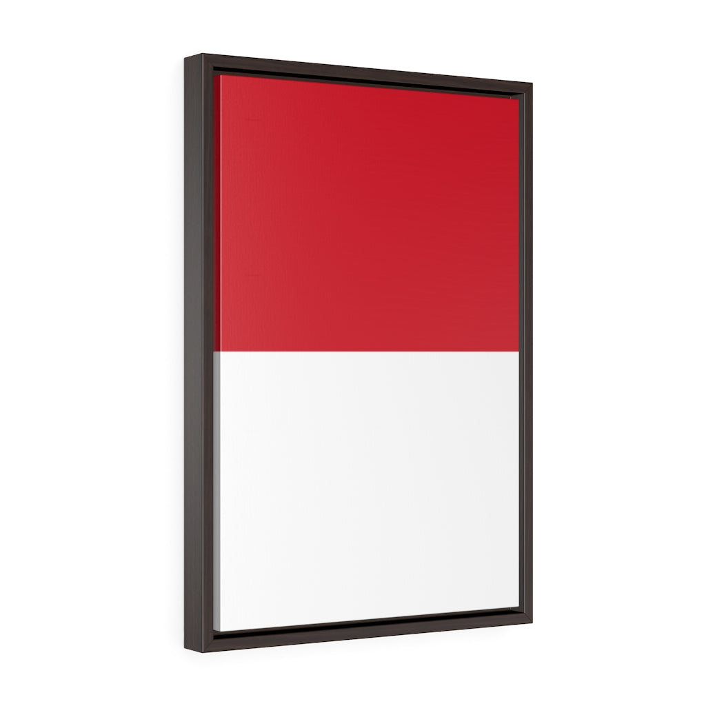 INDONESIA Vertical Framed Premium Gallery Wrap Canvas