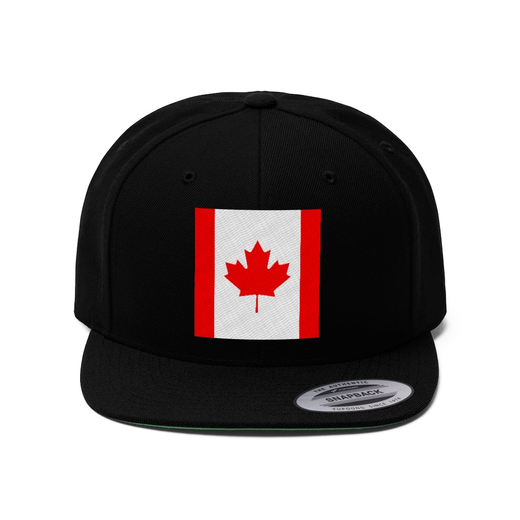 Canada Unisex Flat Bill Hat