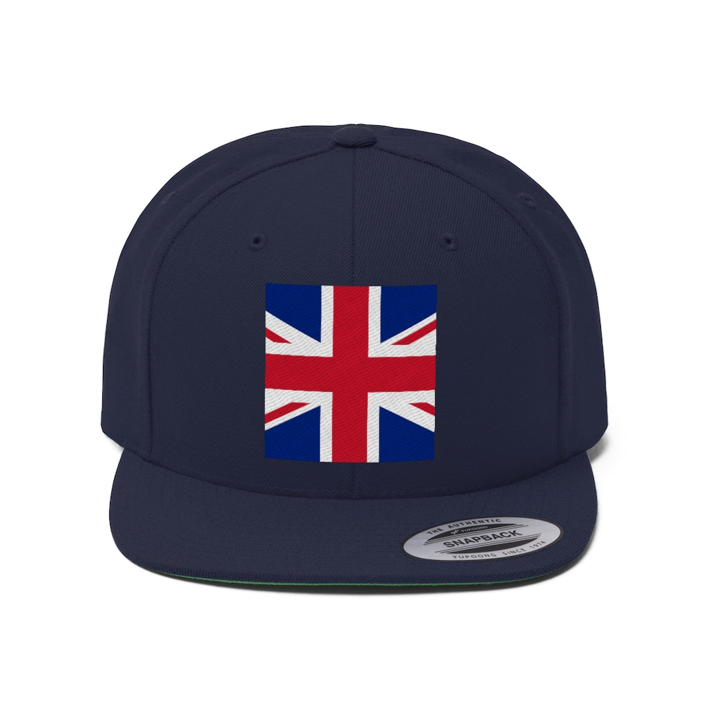 united kingdom Unisex Flat Bill Hat