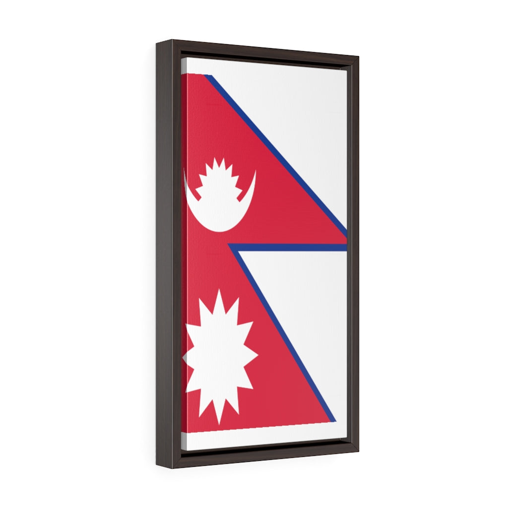 NEPAL Vertical Framed Premium Gallery Wrap Canvas