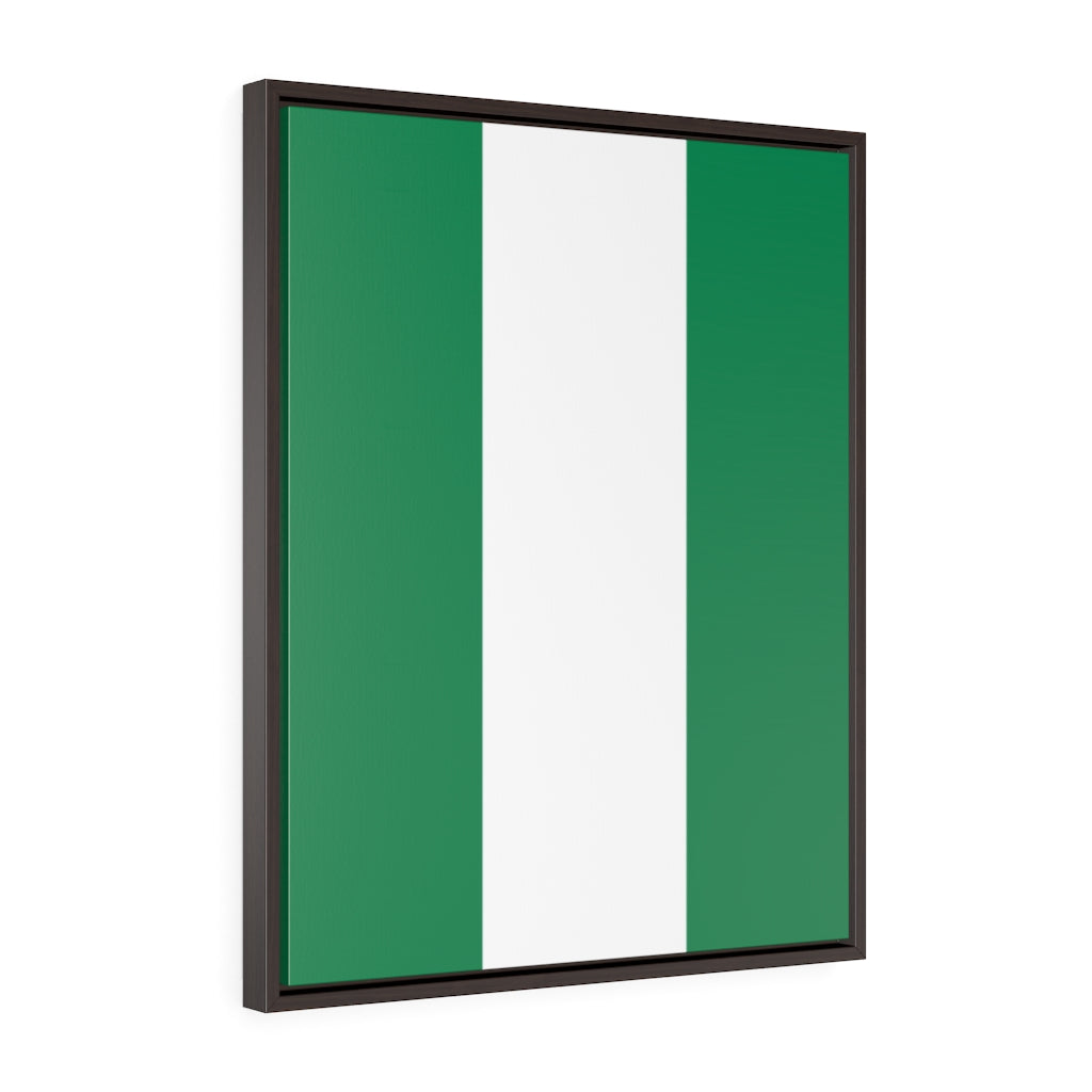 NIGERIA Vertical Framed Premium Gallery Wrap Canvas