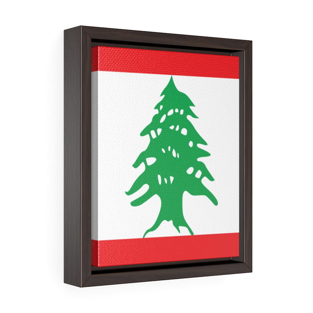 LEBANON Vertical Framed Premium Gallery Wrap Canvas