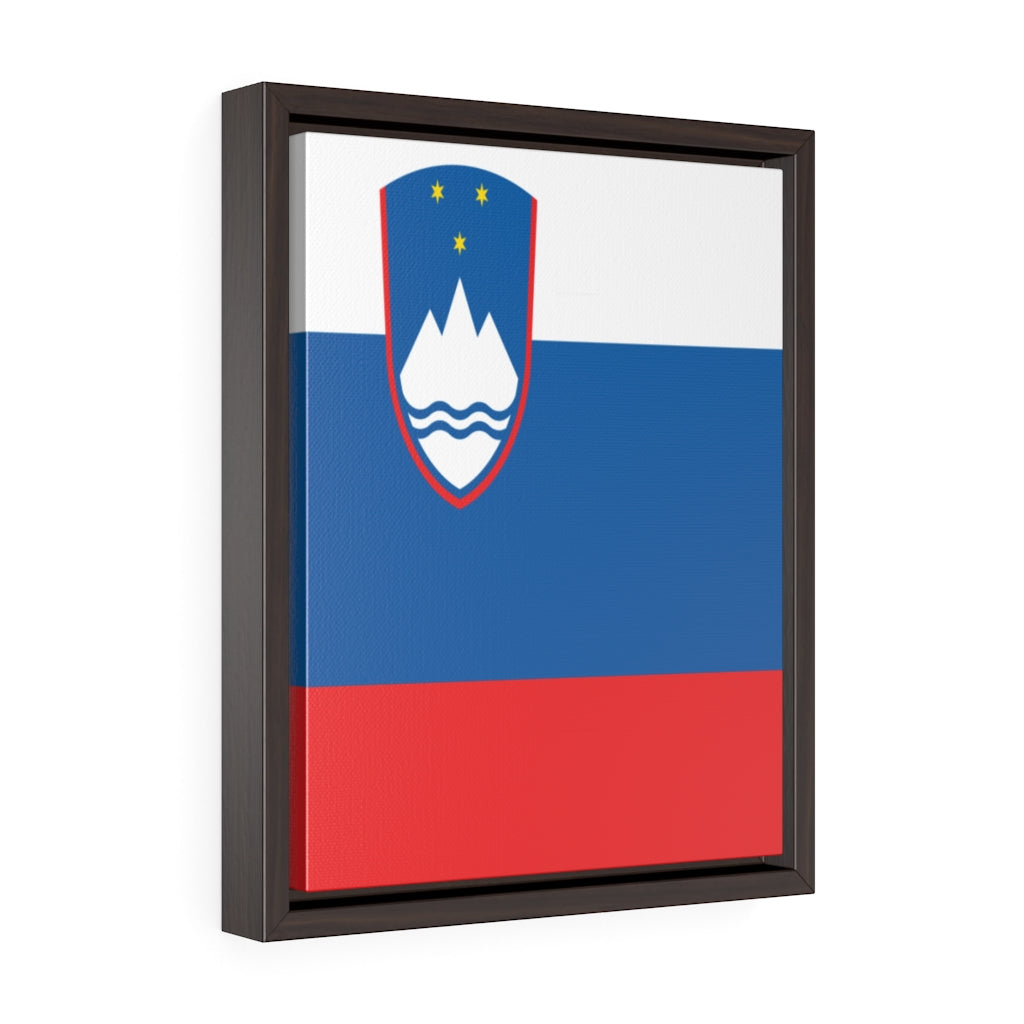 SLOVENIA Vertical Framed Premium Gallery Wrap Canvas