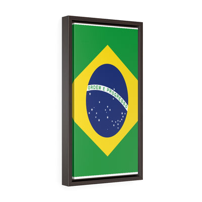 BRAZIL Vertical Framed Premium Gallery Wrap Canvas