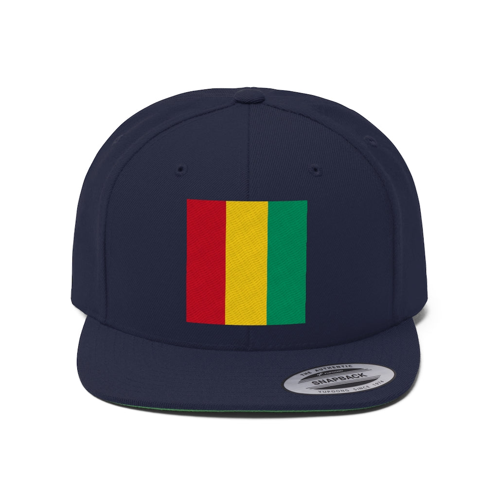 GUINEA Unisex Flat Bill Hat