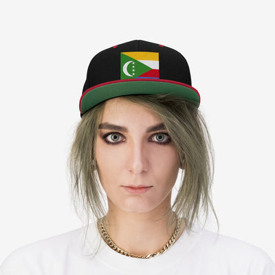 COMOROS Unisex Flat Bill Hat