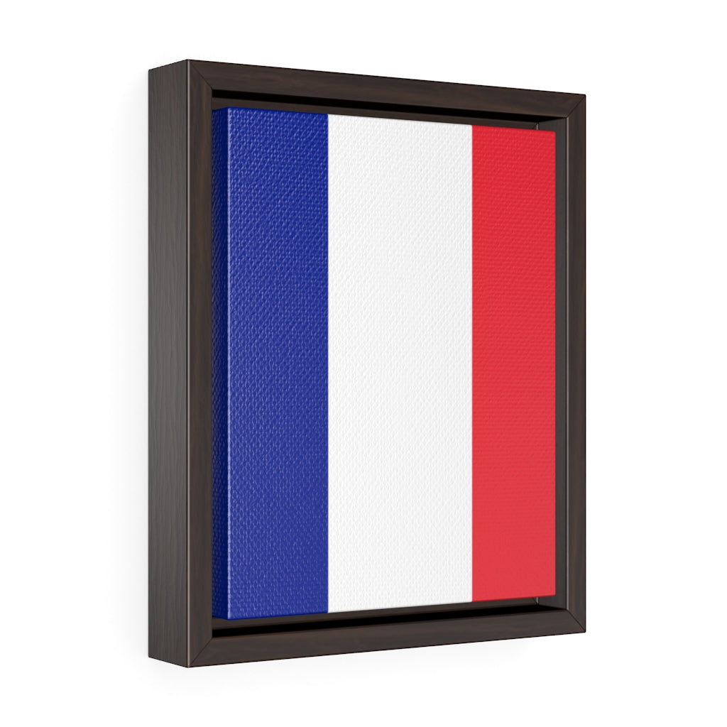 FRANCE Vertical Framed Premium Gallery Wrap Canvas