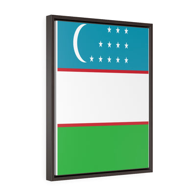 UZBEKISTAN Vertical Framed Premium Gallery Wrap Canvas