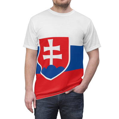 SLOVAKIA Unisex AOP Cut & Sew Tee