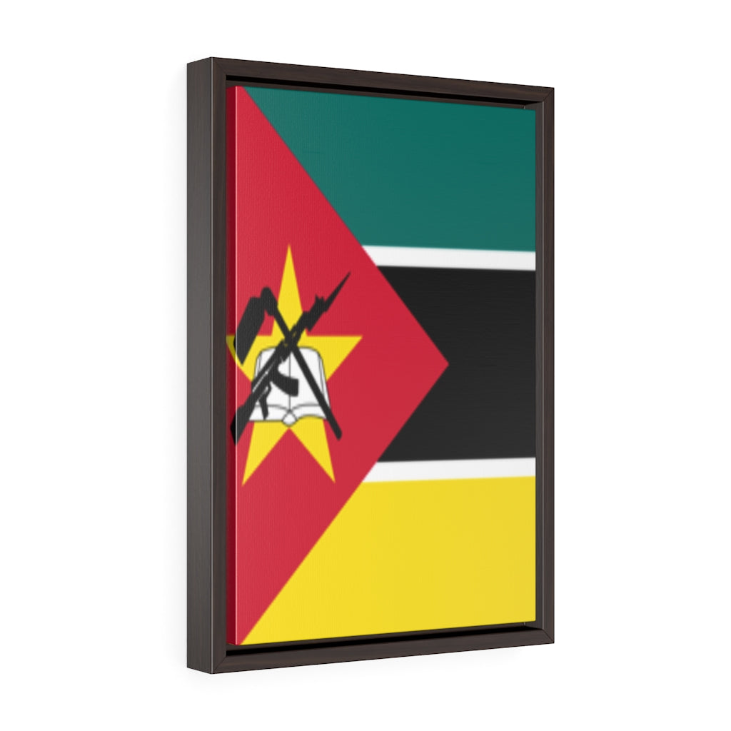 MOZAMBIQUE Vertical Framed Premium Gallery Wrap Canvas