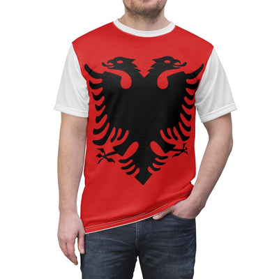 Albania Unisex AOP Cut & Sew Tee