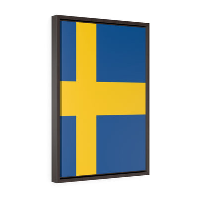 SWEDEN  Vertical Framed Premium Gallery Wrap Canvas