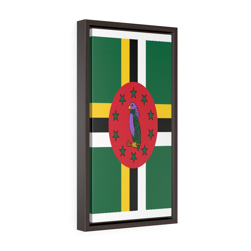 DOMINICA Vertical Framed Premium Gallery Wrap Canvas