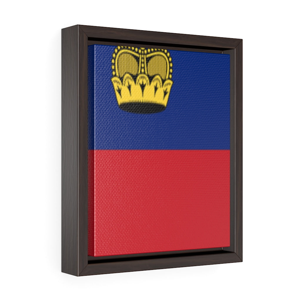 LIECHTENSTEIN Vertical Framed Premium Gallery Wrap Canvas