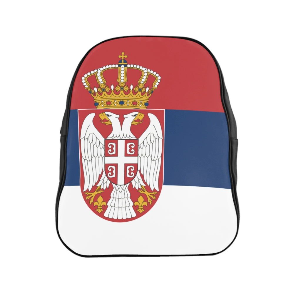 SERBIA FLAG School Backpack