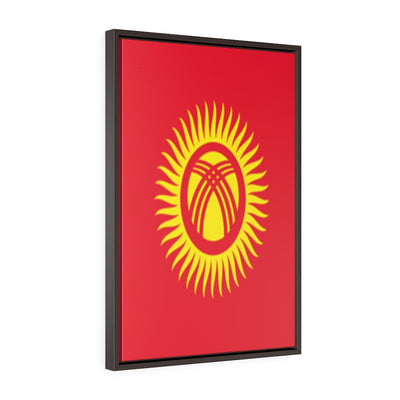 KYRGYZSTAN Vertical Framed Premium Gallery Wrap Canvas