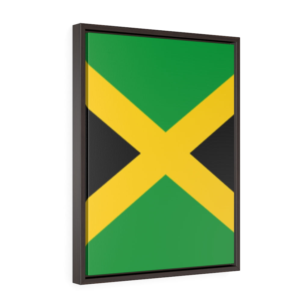 JAMAICA Vertical Framed Premium Gallery Wrap Canvas