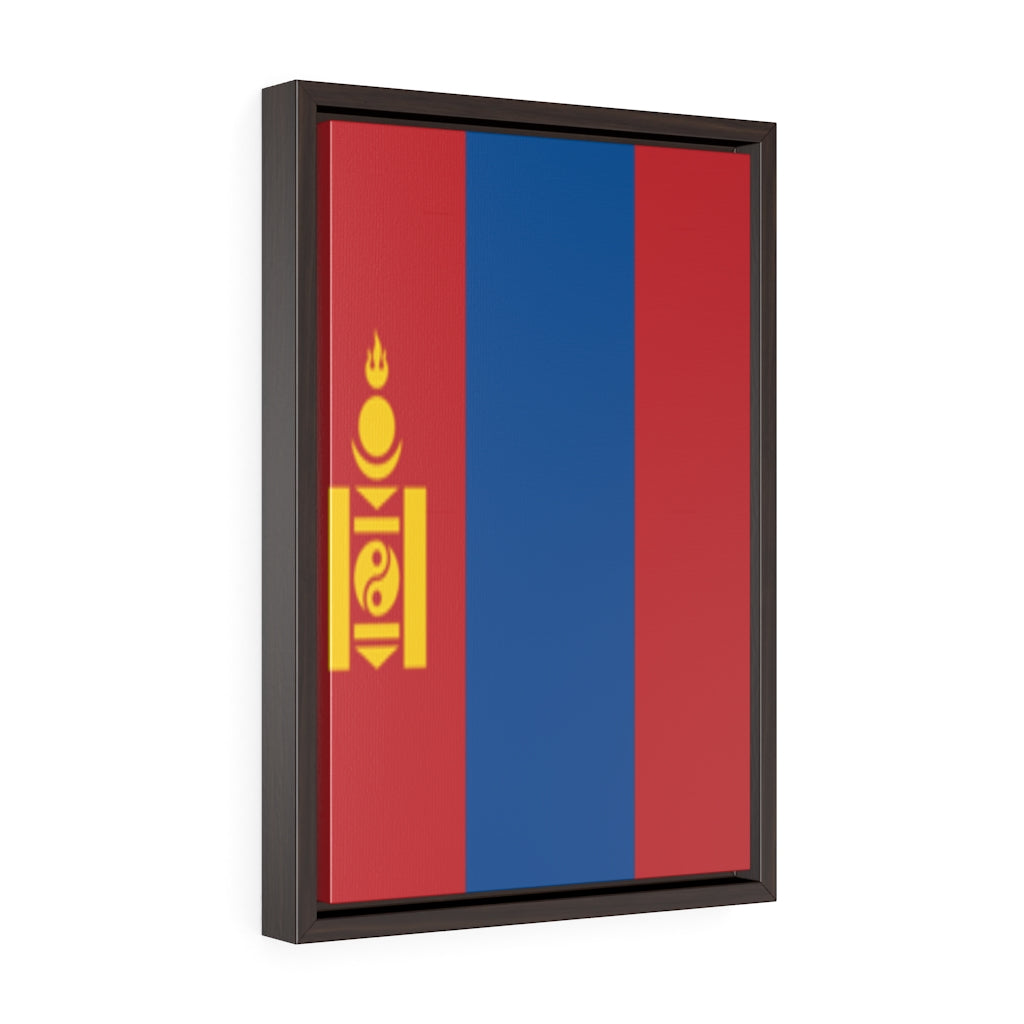 MONGOLIA Vertical Framed Premium Gallery Wrap Canvas