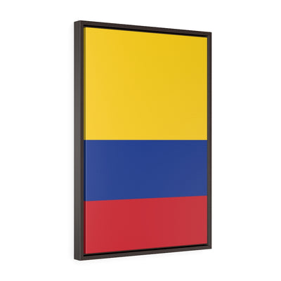 COLOMBIA Vertical Framed Premium Gallery Wrap Canvas