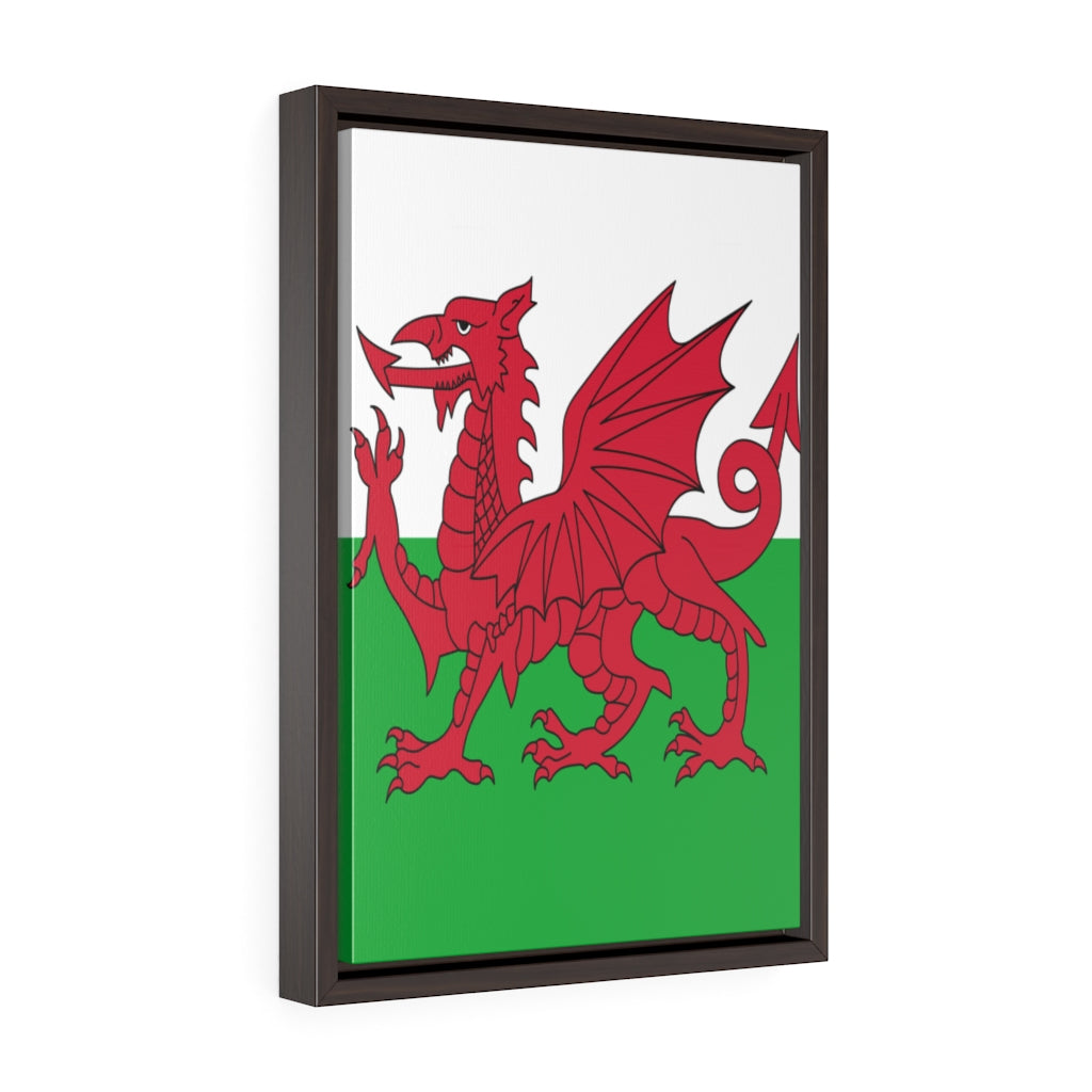 WALES Vertical Framed Premium Gallery Wrap Canvas