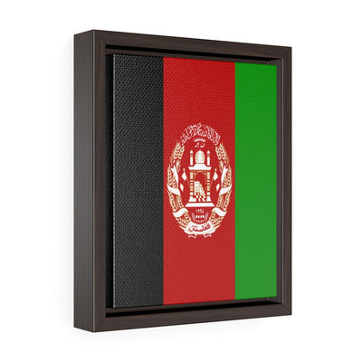 Afghanistan Vertical Framed Premium Gallery Wrap Canvas