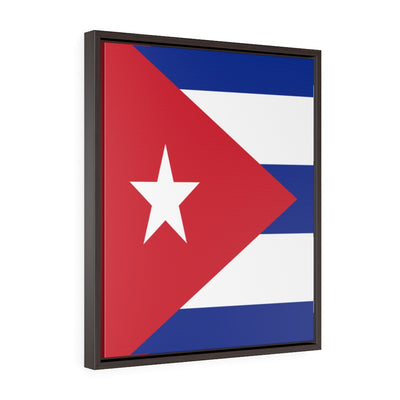 CUBA Vertical Framed Premium Gallery Wrap Canvas