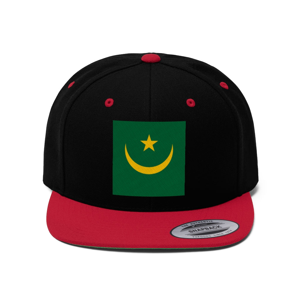 MAURITANIA Unisex Flat Bill Hat