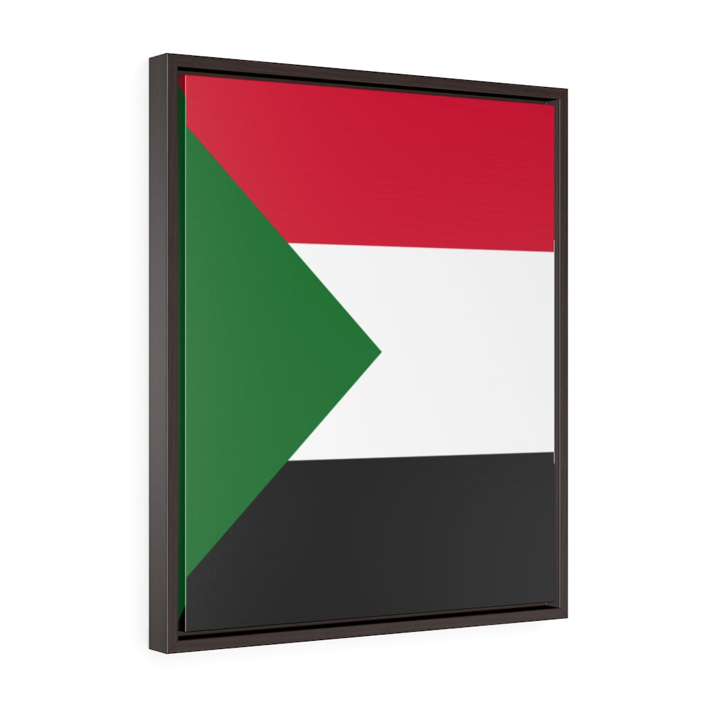 SUDAN Vertical Framed Premium Gallery Wrap Canvas