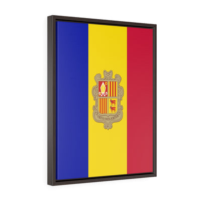 ANDORRA Vertical Framed Premium Gallery Wrap Canvas