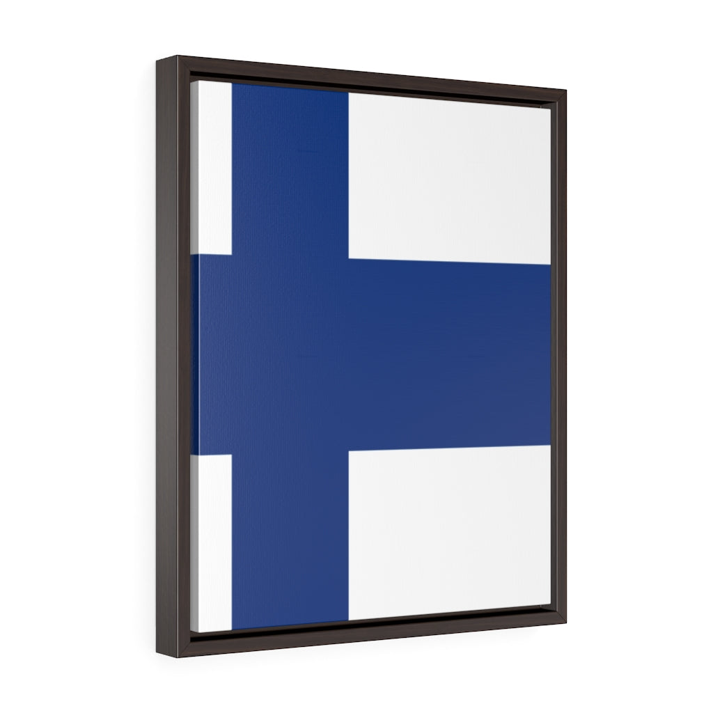 FINLAND Vertical Framed Premium Gallery Wrap Canvas