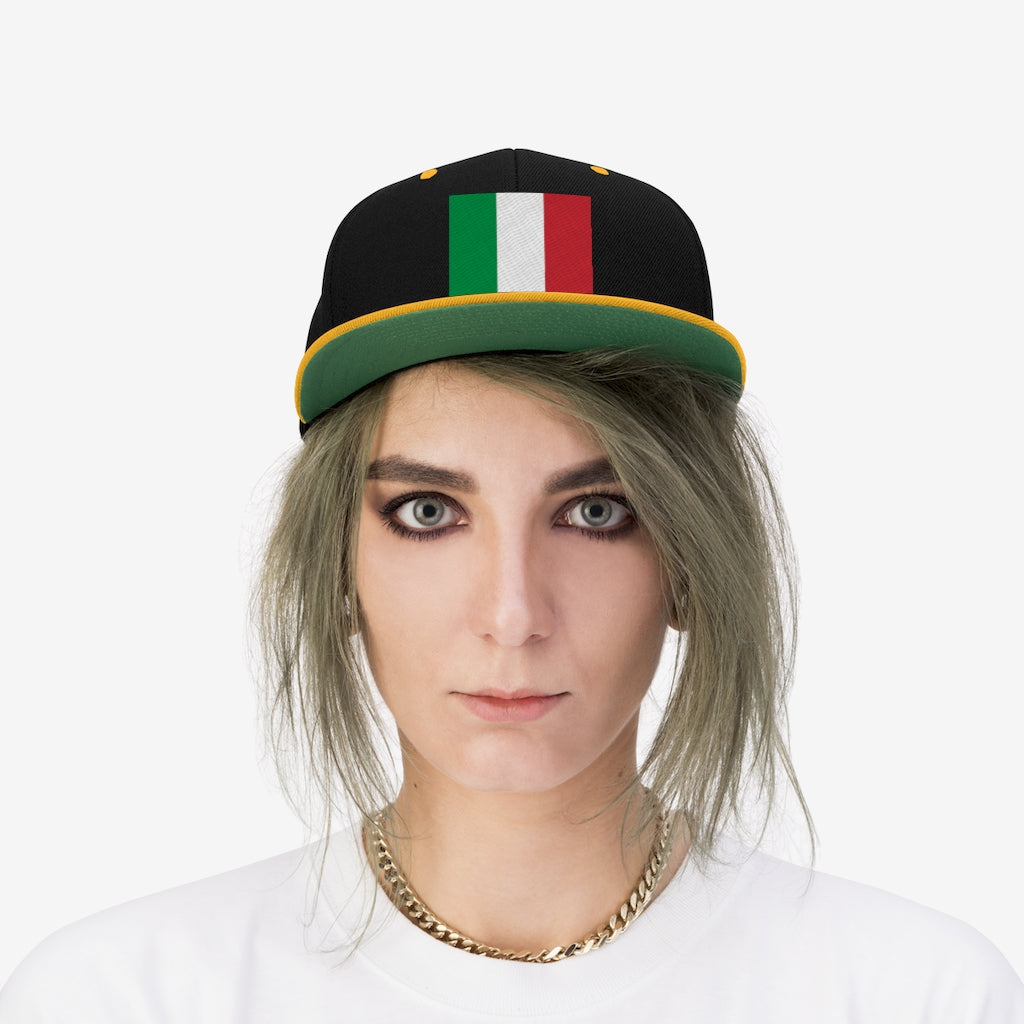 ITALY Unisex Flat Bill Hat