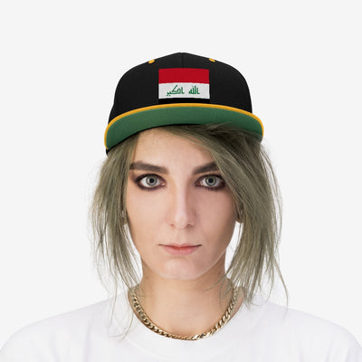 IRAQ Unisex Flat Bill Hat