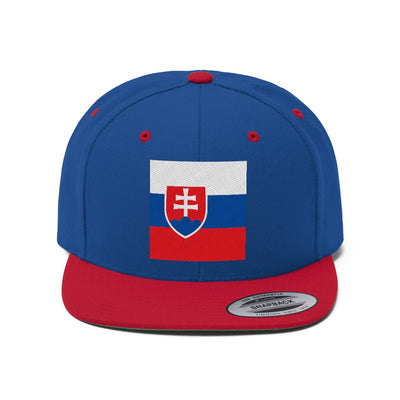 SLOVAKIA Unisex Flat Bill Hat