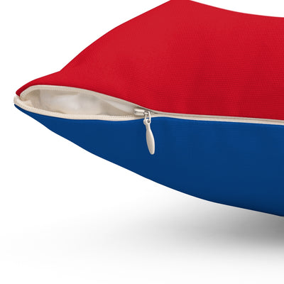 Brundi flag Spun Polyester Square Pillow