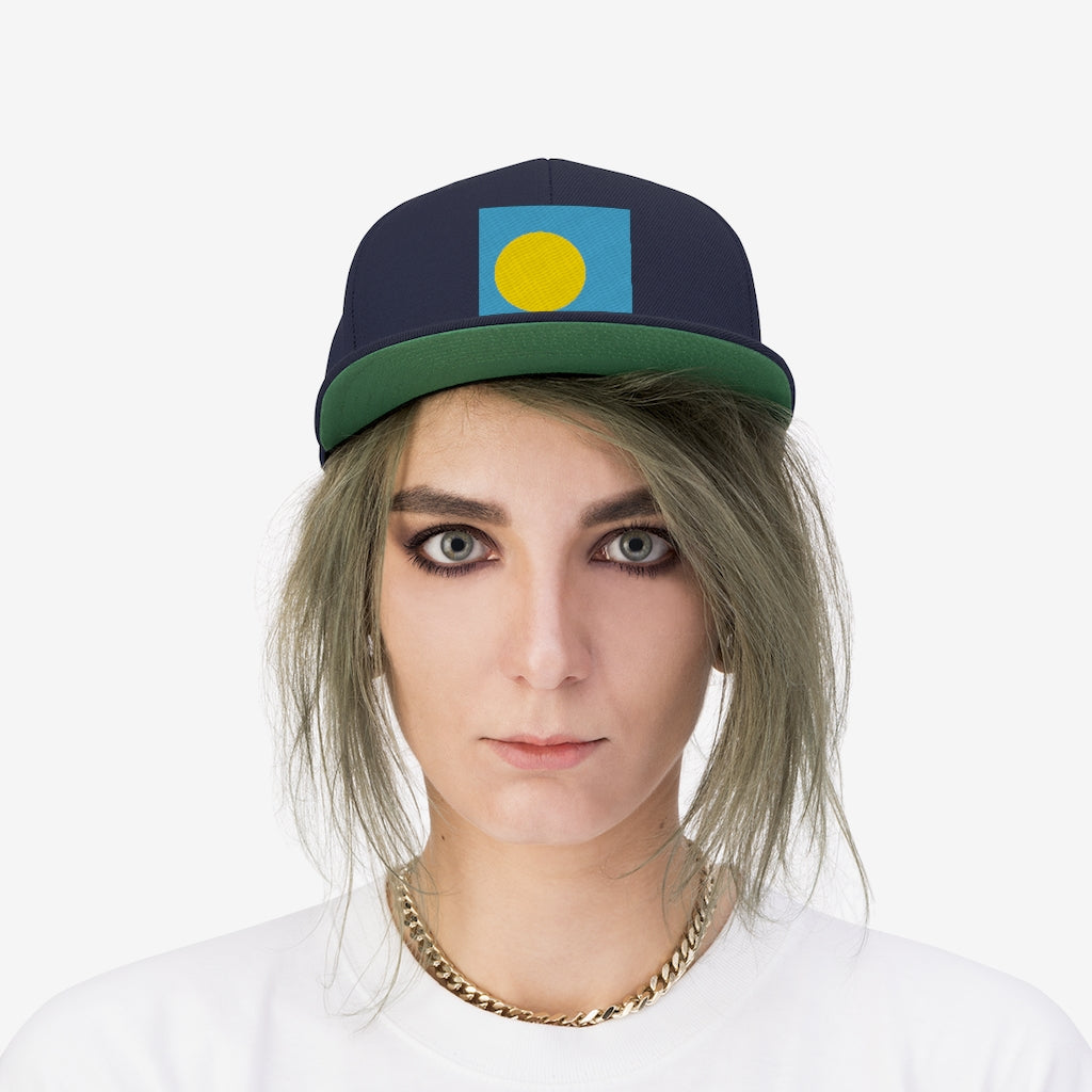 PALAU Unisex Flat Bill Hat