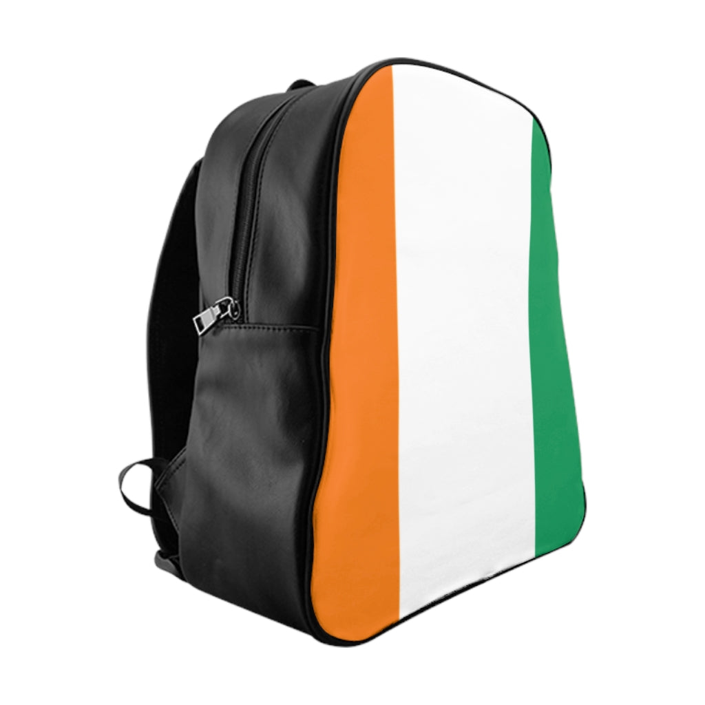 COTE D'IVOIRE/ IVORY COAST  FLAG School Backpack