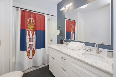 SERBIA Shower Curtains