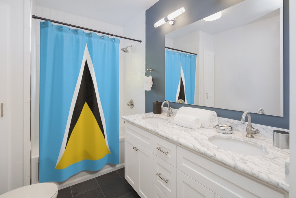 SAINT LUCIA Shower Curtains