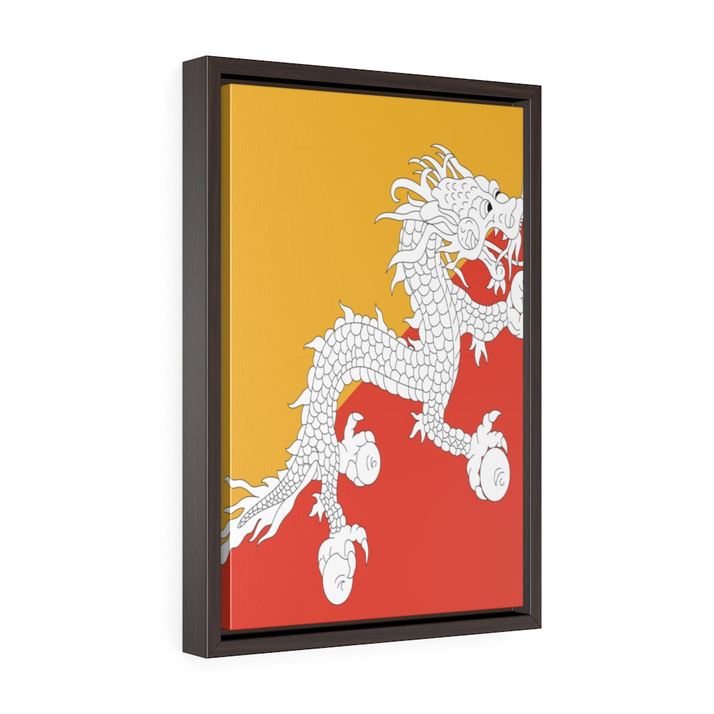 BHUTAN Vertical Framed Premium Gallery Wrap Canvas