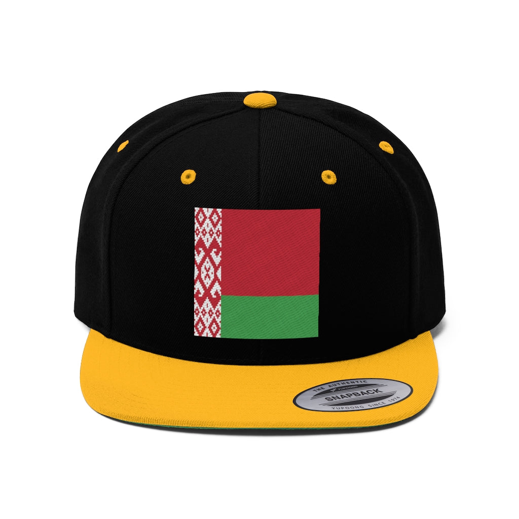 BELARUS Unisex Flat Bill Hat