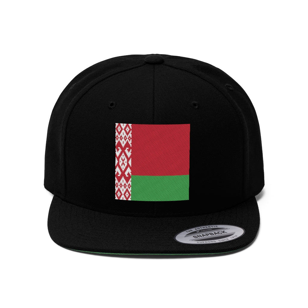 BELARUS Unisex Flat Bill Hat